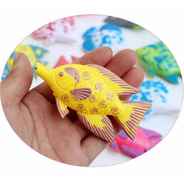 Magnetyczna wędka z 1 wędziskiem i 6 kolorowymi rybkami - zestaw zabawek wędkarskich dla dzieci - Wianko - 5