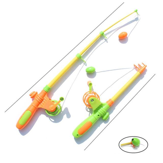 Magnetyczna wędka z 1 wędziskiem i 6 kolorowymi rybkami - zestaw zabawek wędkarskich dla dzieci - Wianko - 7