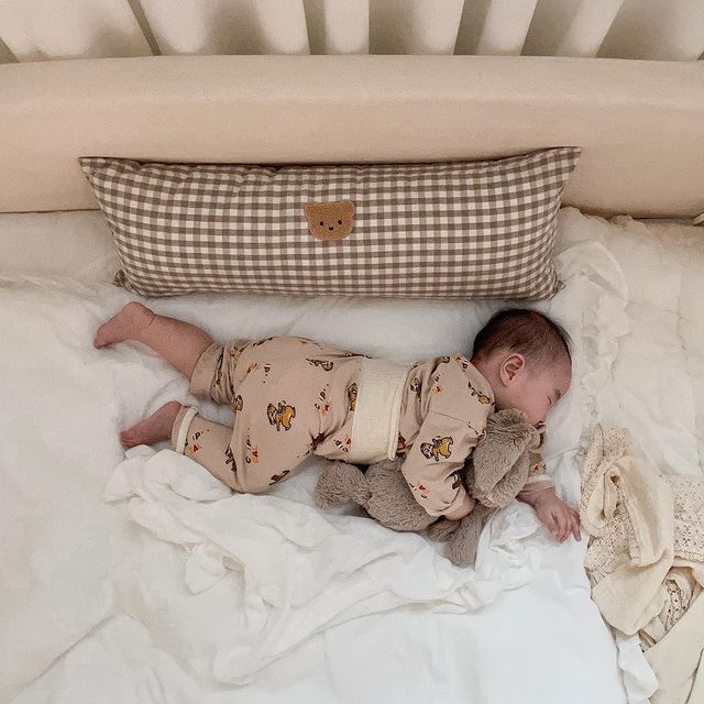 Poduszka dla noworodka i kobiety w ciąży - komfortowa, ochraniacz do łóżeczka, poduszka do karmienia dzieci, wzór niedźwiedź - pokój dziecięcy Bebe - Wianko - 11