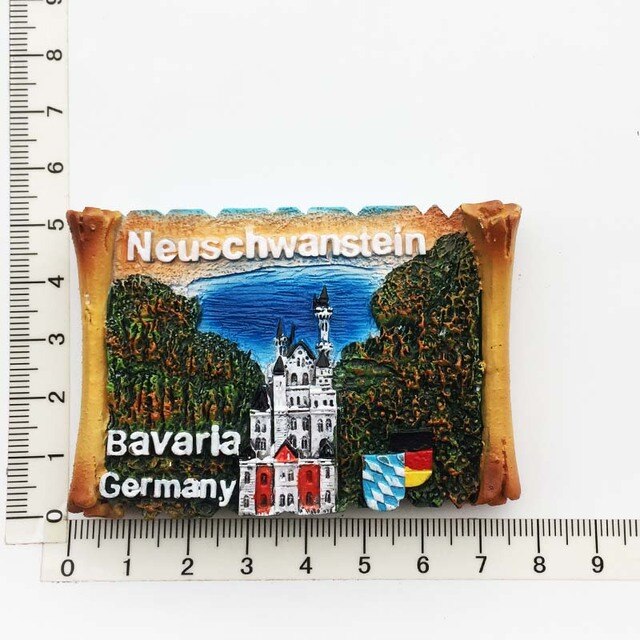 Magnes na lodówkę z pamiątkami turystycznymi z Niemiec: Berlin, Monachium, Hamburg, Heidelberg - Wianko - 16