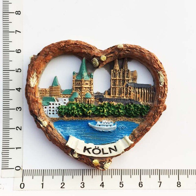 Magnes na lodówkę z pamiątkami turystycznymi z Niemiec: Berlin, Monachium, Hamburg, Heidelberg - Wianko - 9