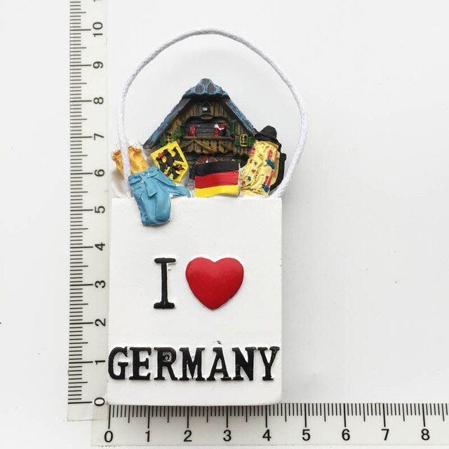 Magnes na lodówkę z pamiątkami turystycznymi z Niemiec: Berlin, Monachium, Hamburg, Heidelberg - Wianko - 19