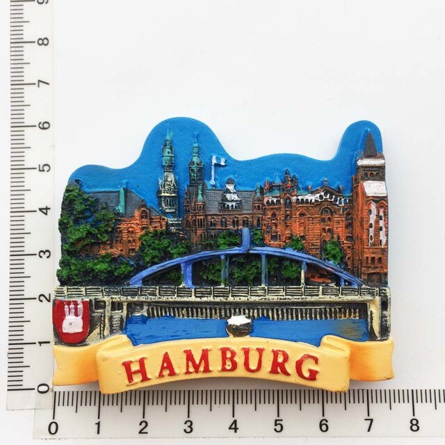 Magnes na lodówkę z pamiątkami turystycznymi z Niemiec: Berlin, Monachium, Hamburg, Heidelberg - Wianko - 24