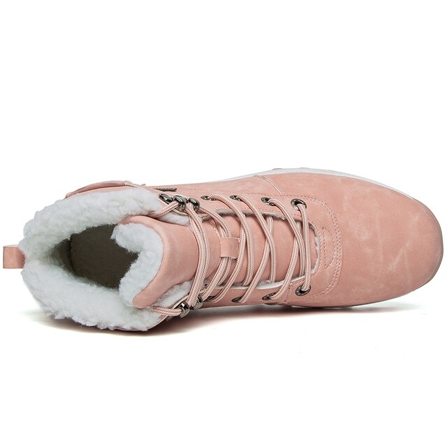 Duże męskie buty śnieżne – wodoodporne, pluszowe, super ciepłe, botki outdoorowe - Wianko - 32