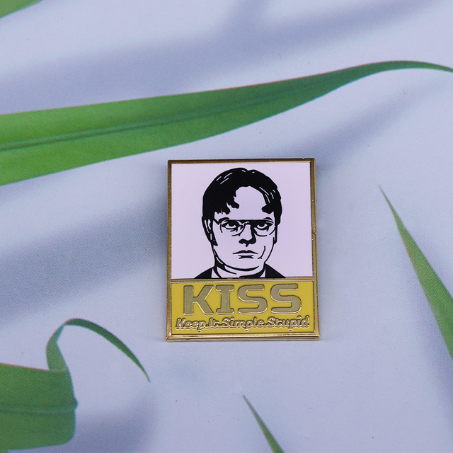 Broszka serialowa Pin Dwight Schrute - zabawny i emaliowany - Wianko - 23