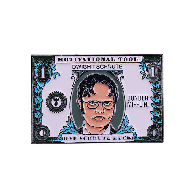 Broszka serialowa Pin Dwight Schrute - zabawny i emaliowany - Wianko - 11