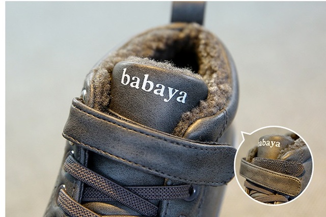 Nowe zimowe gumowe dziecięce buty 2019 – modne, oryginalne, skórzane trampki dla dziewczynek i chłopców (Sapato Infantil) - Wianko - 13
