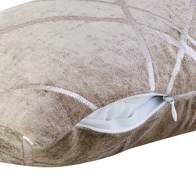 Poszewka na poduszkę biała i szara w geometryczne wzory, styl europejski, 45x45 cm - Wianko - 8