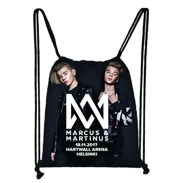Plecak Marcus and Martinus drukuj torba ze sznurkiem dla nastolatków - Wianko - 10