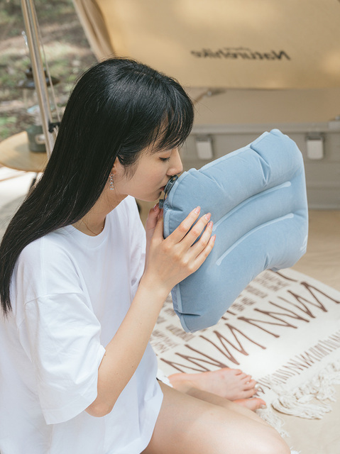 Ultralekka składana poduszka campingowa Naturehike z tkaniną antypoślizgową - Wianko - 10