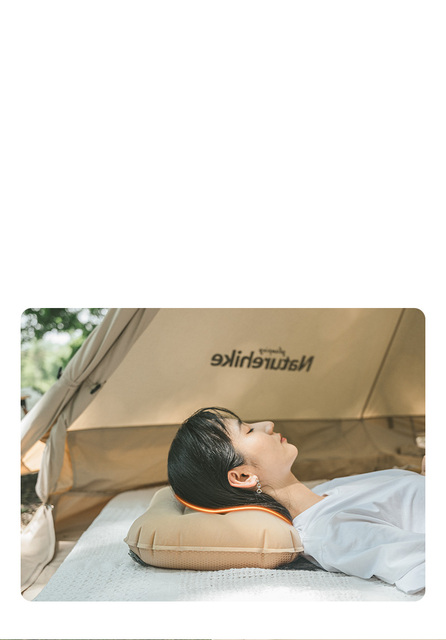 Ultralekka składana poduszka campingowa Naturehike z tkaniną antypoślizgową - Wianko - 7