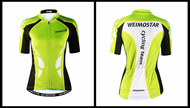 Koszulka rowerowa Weimostar kobieca zielona MTB z krótkim rękawem - Wianko - 21
