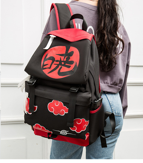 Plecak Uchiha Sasuke - pojemna torba podróżna z motywem Uzumaki Anime dla mężczyzn i kobiet - Wianko - 10