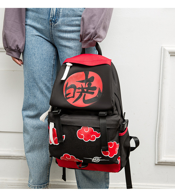 Plecak Uchiha Sasuke - pojemna torba podróżna z motywem Uzumaki Anime dla mężczyzn i kobiet - Wianko - 11