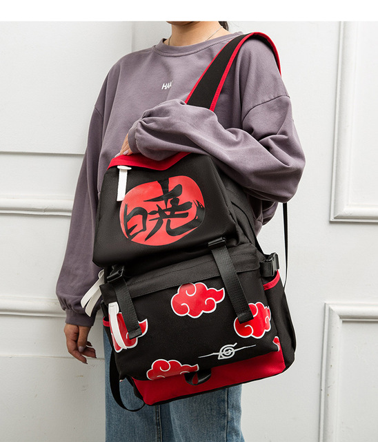 Plecak Uchiha Sasuke - pojemna torba podróżna z motywem Uzumaki Anime dla mężczyzn i kobiet - Wianko - 12