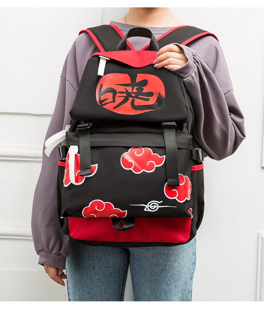 Plecak Uchiha Sasuke - pojemna torba podróżna z motywem Uzumaki Anime dla mężczyzn i kobiet - Wianko - 9