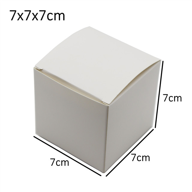 20 papierowych pudełek cukierków na ślub w kształcie kwadratów - białe, kartonowe - Wianko - 6
