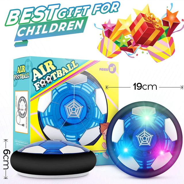 Hover piłka do piłki nożnej z LED świetlną kulą, akumulatorowym zasilaniem - Wianko - 1