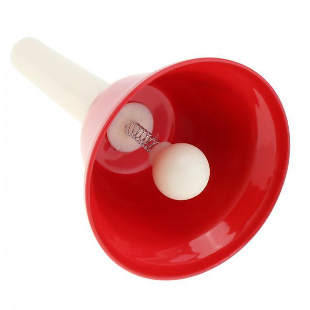 Dzwonek ręczny Slade - 8 sztuk, kolorowe instrumenty perkusyjne dla dzieci, wczesna edukacja - Wianko - 8