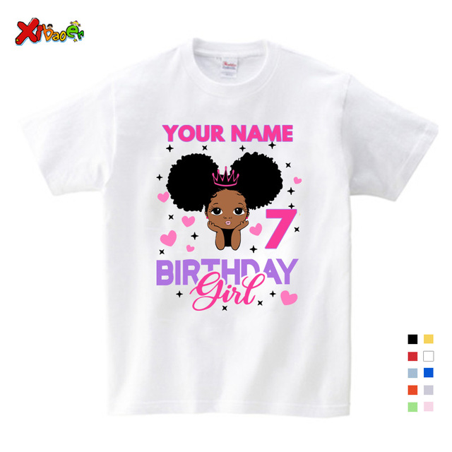 Czarna koszulka urodzinowa Księżniczka - ubrania pasujące dla dziewczyny, rodziny i dzieci - Wianko - 19