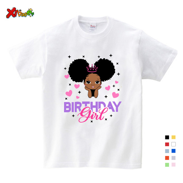 Czarna koszulka urodzinowa Księżniczka - ubrania pasujące dla dziewczyny, rodziny i dzieci - Wianko - 5