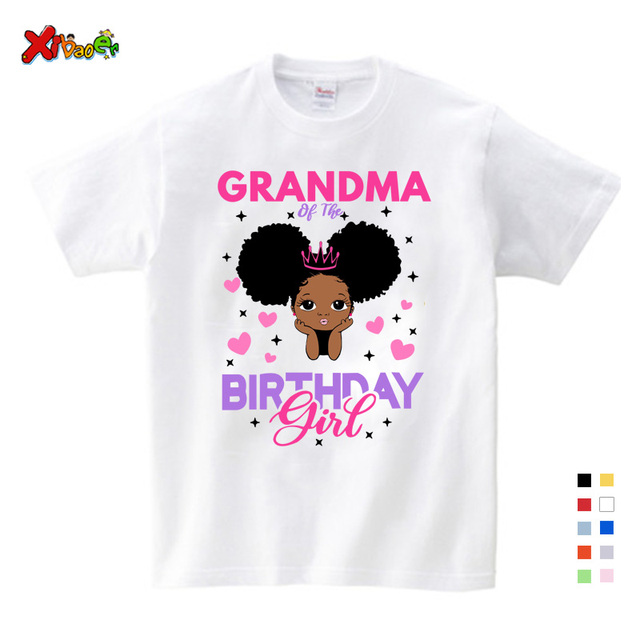 Czarna koszulka urodzinowa Księżniczka - ubrania pasujące dla dziewczyny, rodziny i dzieci - Wianko - 13