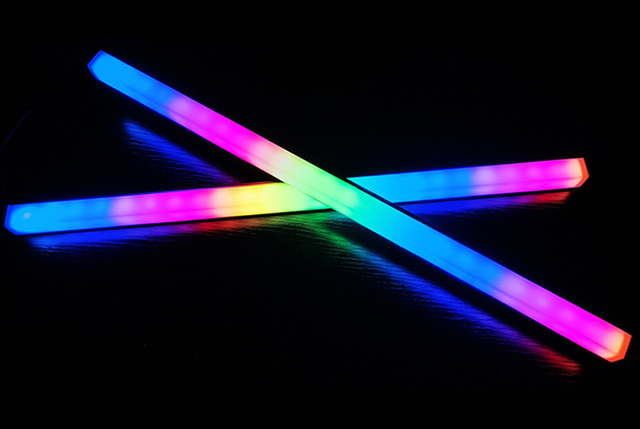 Wentylator COOLMOON dwustronnie świecący z RGB Bar 30cm, magnetyczny, zmieniający kolor, LED, ostre światło Bar, obudowa komputera, dekoracja - Wianko - 16
