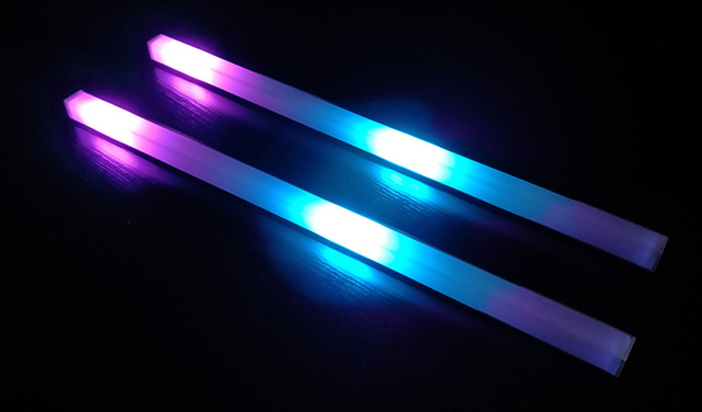 Wentylator COOLMOON dwustronnie świecący z RGB Bar 30cm, magnetyczny, zmieniający kolor, LED, ostre światło Bar, obudowa komputera, dekoracja - Wianko - 14