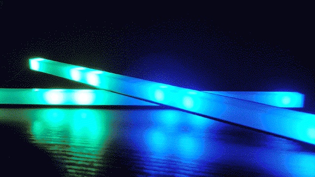 Wentylator COOLMOON dwustronnie świecący z RGB Bar 30cm, magnetyczny, zmieniający kolor, LED, ostre światło Bar, obudowa komputera, dekoracja - Wianko - 26