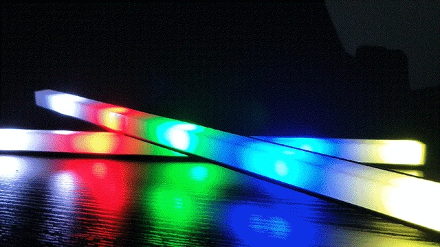 Wentylator COOLMOON dwustronnie świecący z RGB Bar 30cm, magnetyczny, zmieniający kolor, LED, ostre światło Bar, obudowa komputera, dekoracja - Wianko - 23