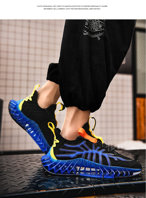 Profesjonalne buty do biegania męskie Blade Sneakers 2021, oddychający materiał Mesh - Wianko - 22
