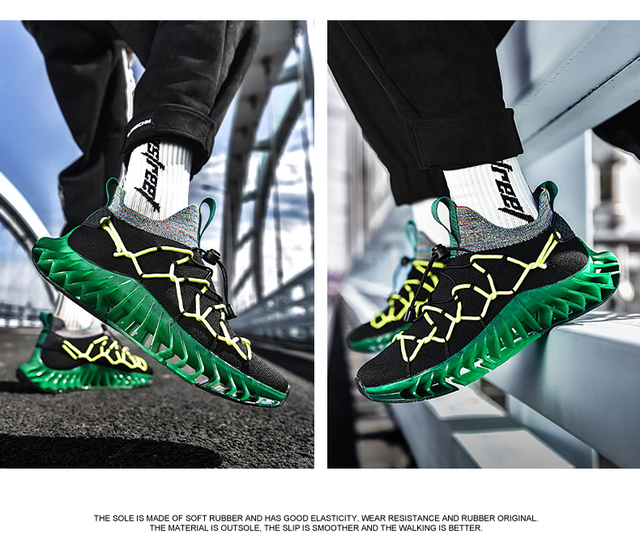 Profesjonalne buty do biegania męskie Blade Sneakers 2021, oddychający materiał Mesh - Wianko - 28