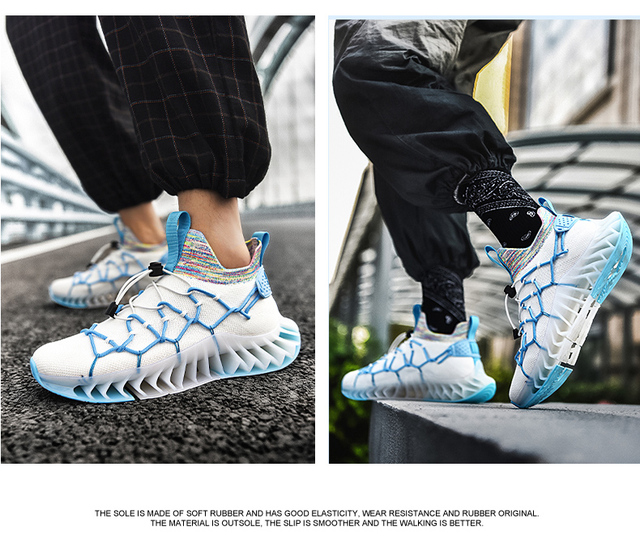 Profesjonalne buty do biegania męskie Blade Sneakers 2021, oddychający materiał Mesh - Wianko - 26