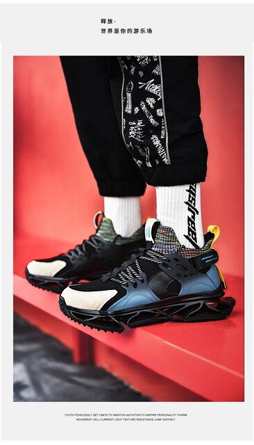 Profesjonalne buty do biegania męskie Blade Sneakers 2021, oddychający materiał Mesh - Wianko - 14