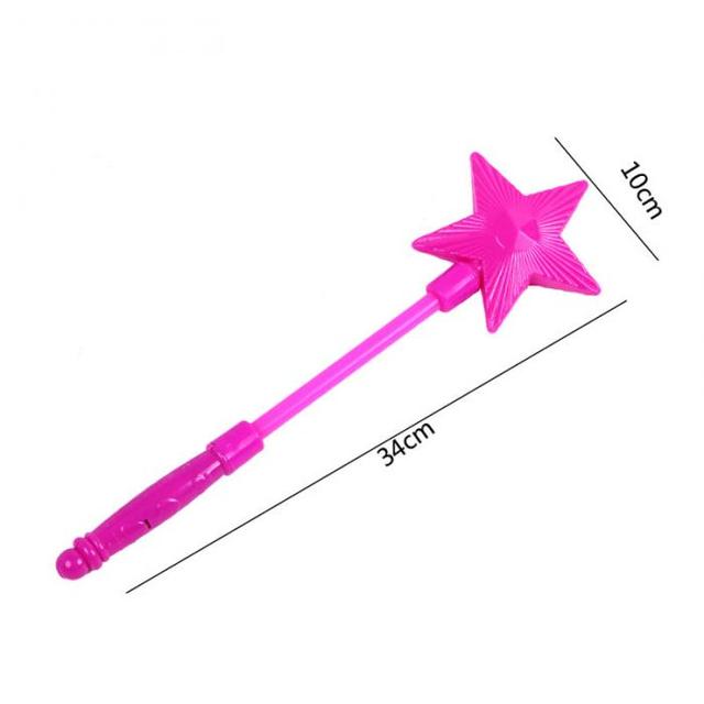 Podświetlana pięcioramienna gwiazda Flash Stick dla dzieci - zabawka magiczny pasek gwiazdy, dziewczyna wróżka - prezenty Halloween i świąteczne - Wianko - 12