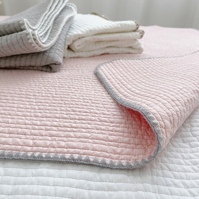 Materac dla niemowląt z koreańskiego pikowanego bawełnianego łóżeczka - jednolite kolory, wzór krabów - Wianko - 9