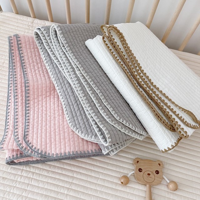 Materac dla niemowląt z koreańskiego pikowanego bawełnianego łóżeczka - jednolite kolory, wzór krabów - Wianko - 14