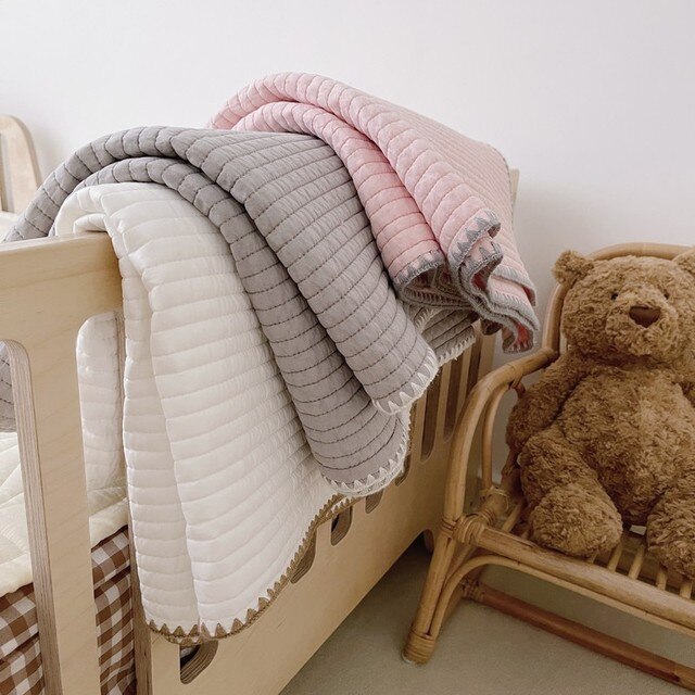 Materac dla niemowląt z koreańskiego pikowanego bawełnianego łóżeczka - jednolite kolory, wzór krabów - Wianko - 18
