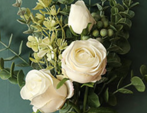 Piękna dekoracja wnętrz - trąbka Ins Mistajugali Roses, 4 kolory, sztuczne kwiaty, bankiet, ślub - Wianko - 5