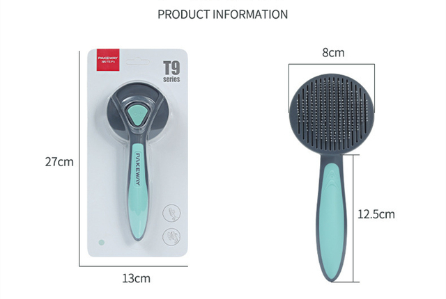 Samoczyszczący grzebień do usuwania sierści psa i kota - Wianko - 1