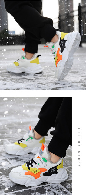Nowe zimowe trampki dziecięce 2021 - buty sportowe dla chłopców, idealne na co dzień i do biegania - Wianko - 9