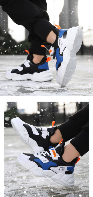 Nowe zimowe trampki dziecięce 2021 - buty sportowe dla chłopców, idealne na co dzień i do biegania - Wianko - 12