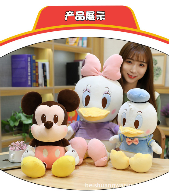 Duża pluszowa lalka Mickey, Minnie, Goofy, Pluto, kaczor Donald - idealny prezent urodzinowy dla dziecka dziewczyny - Wianko - 5