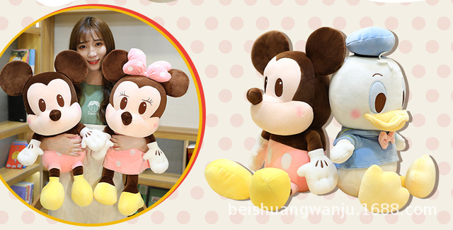 Duża pluszowa lalka Mickey, Minnie, Goofy, Pluto, kaczor Donald - idealny prezent urodzinowy dla dziecka dziewczyny - Wianko - 2