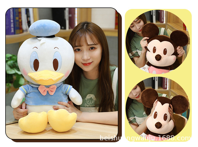 Duża pluszowa lalka Mickey, Minnie, Goofy, Pluto, kaczor Donald - idealny prezent urodzinowy dla dziecka dziewczyny - Wianko - 6