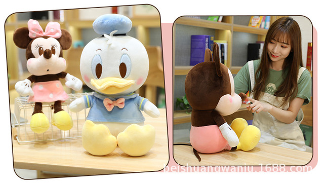 Duża pluszowa lalka Mickey, Minnie, Goofy, Pluto, kaczor Donald - idealny prezent urodzinowy dla dziecka dziewczyny - Wianko - 11