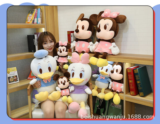 Duża pluszowa lalka Mickey, Minnie, Goofy, Pluto, kaczor Donald - idealny prezent urodzinowy dla dziecka dziewczyny - Wianko - 8