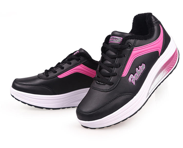 Damskie buty projektowane przez projektantów z siatką i grubą podeszwą Vulcanize Wedge Platform Sneakers - Wianko - 15