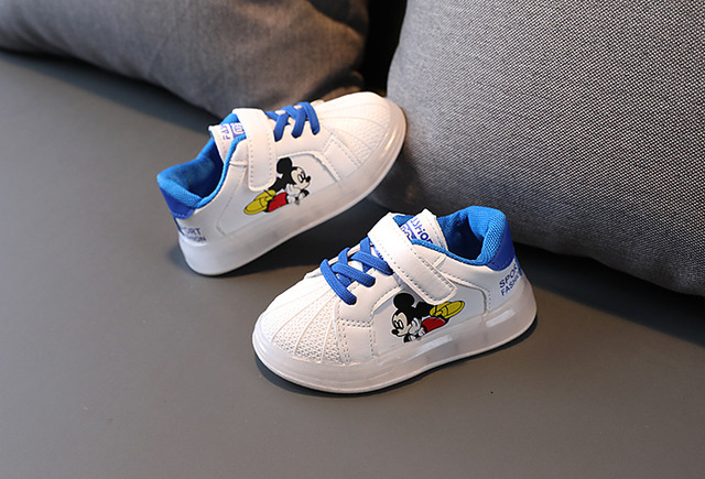 Buty sportowe dla dzieci Mickey Mouse LED w kreskówkowym stylu - Wianko - 11