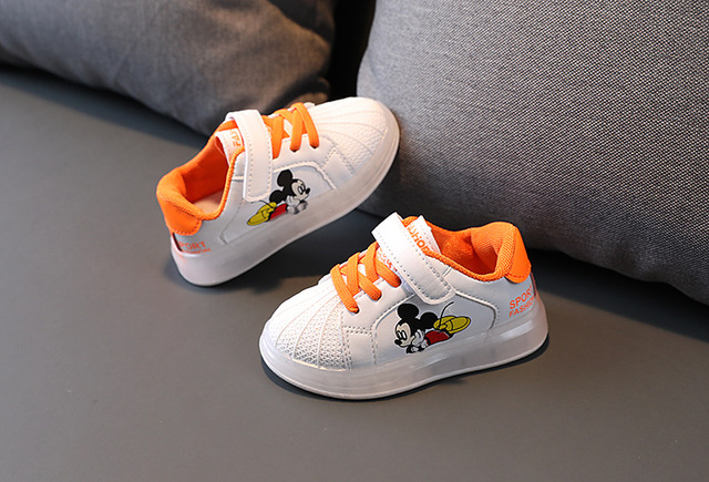 Buty sportowe dla dzieci Mickey Mouse LED w kreskówkowym stylu - Wianko - 12